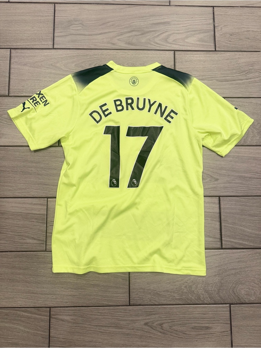 Manchester City Puma Kevin De Bruyne #17 Away Jersey – XL